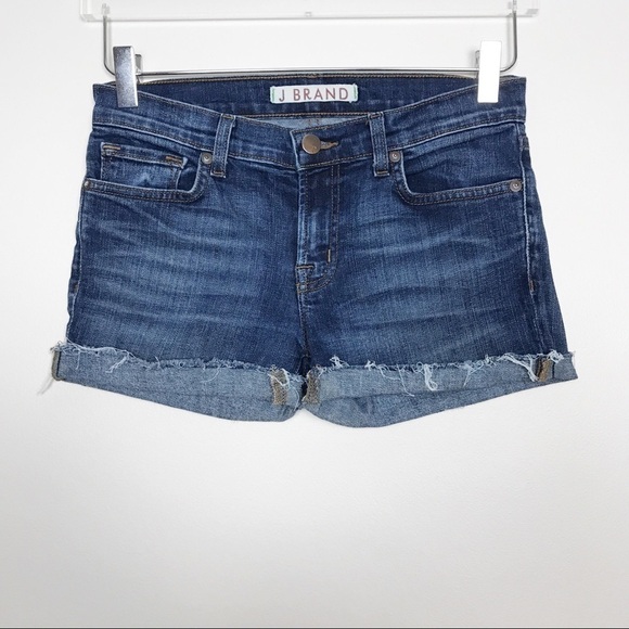 J Brand Bailey Cutoff Denim Shorts Size 25 - Picture 1 of 8